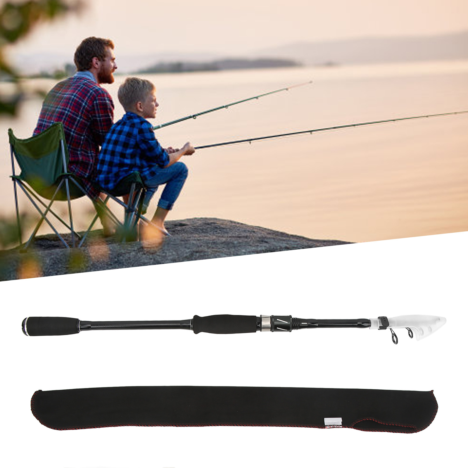 ルアー釣り竿とリールコンボフルセット 208cm カーボンフ - Fishing Rod Spinning のレビューと価格