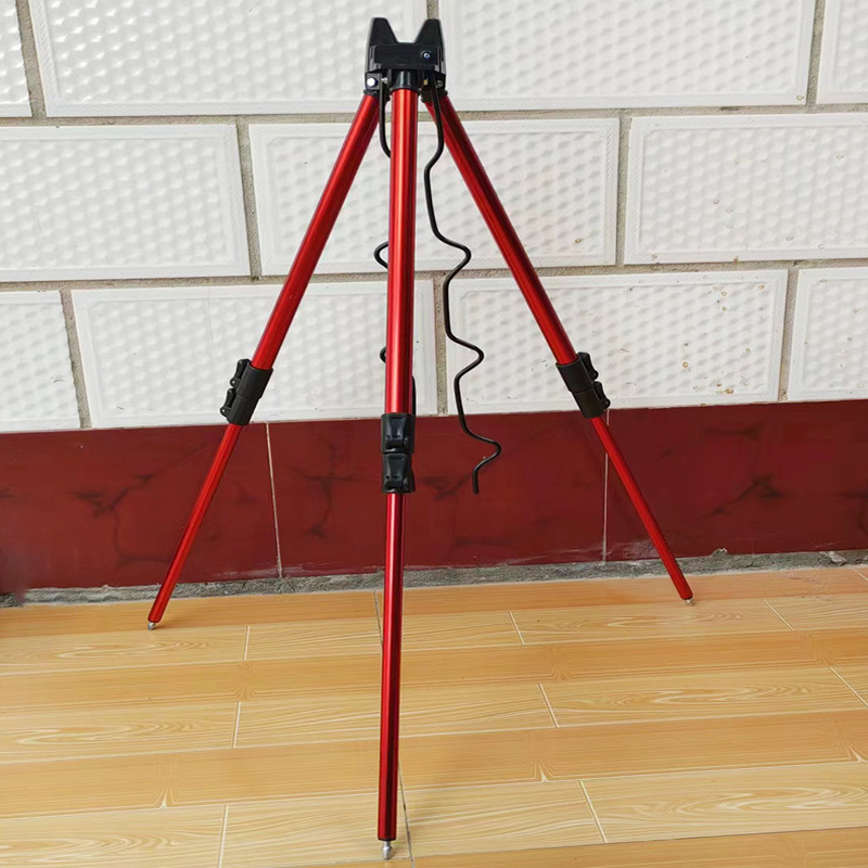 伸縮式アルミニウム合金釣り竿三脚スタンドホルダー伸縮式および - Fishing Rod Casting のレビューと価格