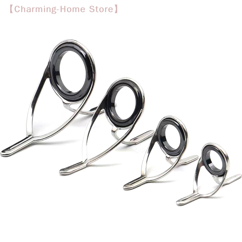 【M】4個入りステンレス製釣り竿修理キット、ガイドリングチッ - Fishing Rod Tip Replacement のレビューと価格