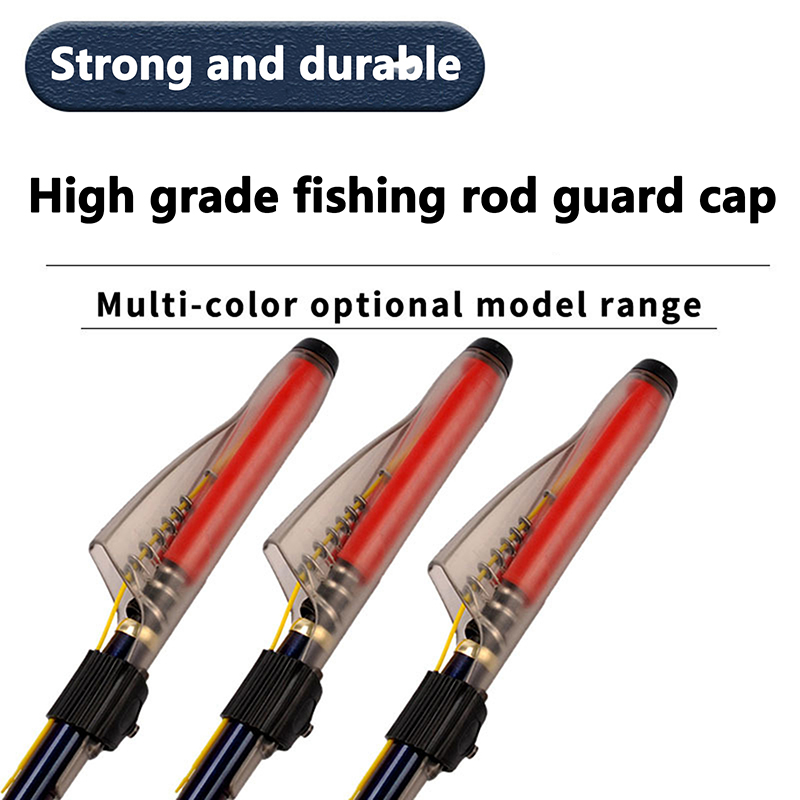 1Pc 透明釣竿先端カバーロッドハットポールガイド保護キャッ - Fishing Rod Building Kit のレビューと価格
