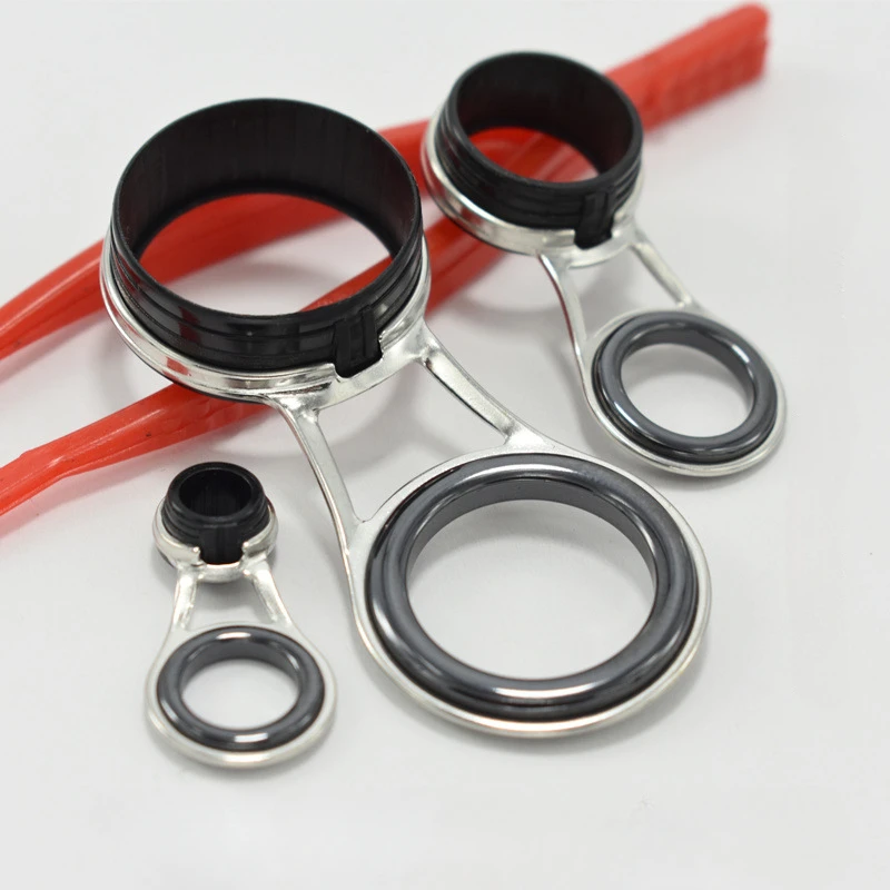 ステンレス鋼の釣り竿ガイドリング,セラミックリング,アイ,日 - Fishing Rod Repair Kit のレビューと価格